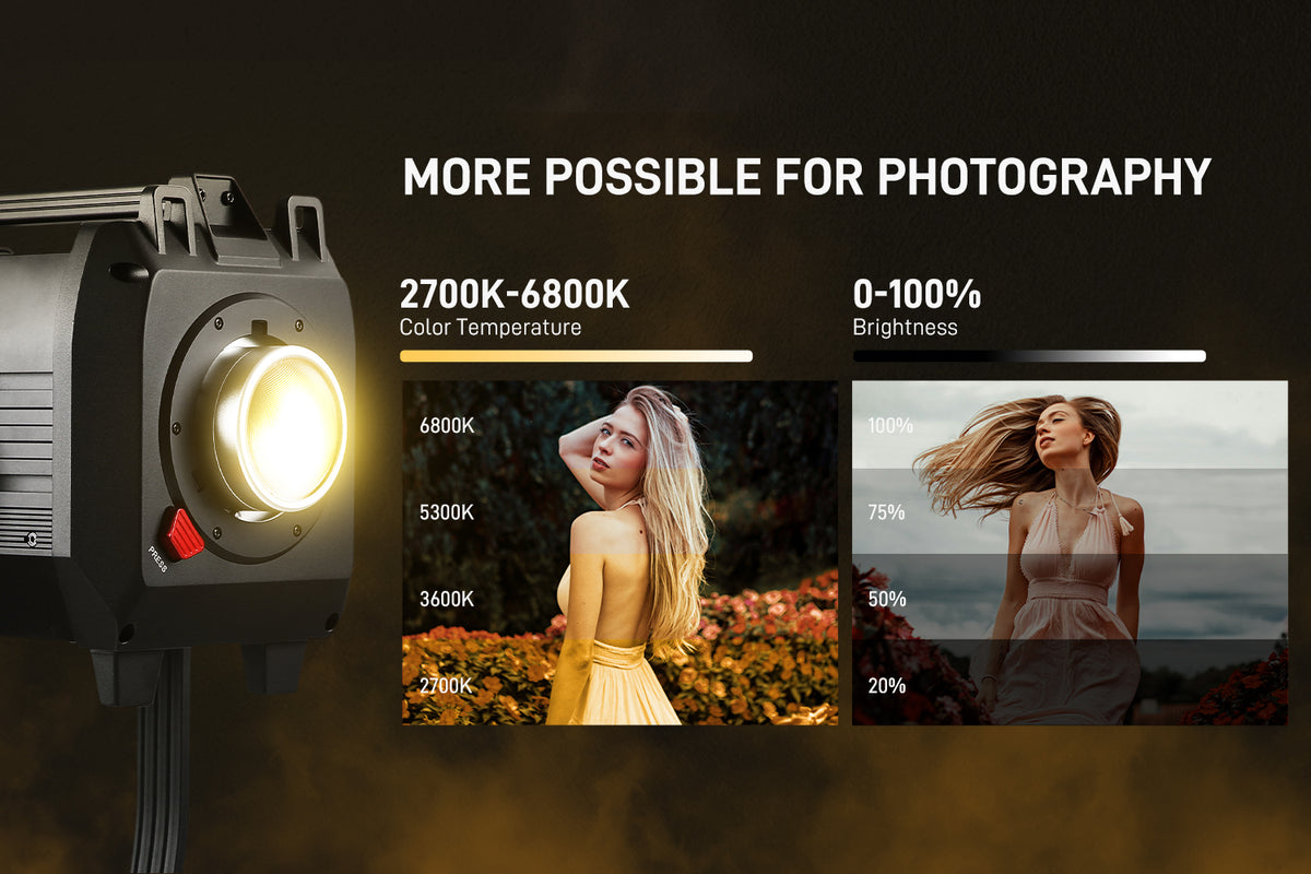Adjustable Color Temperature & Brightness