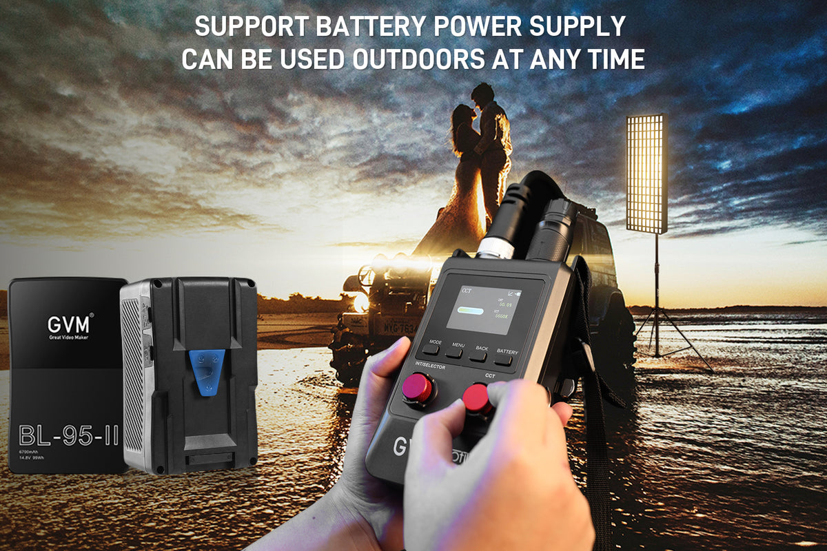 Dual AC/DC Power Flexibility for Studio & On-Location Shooting