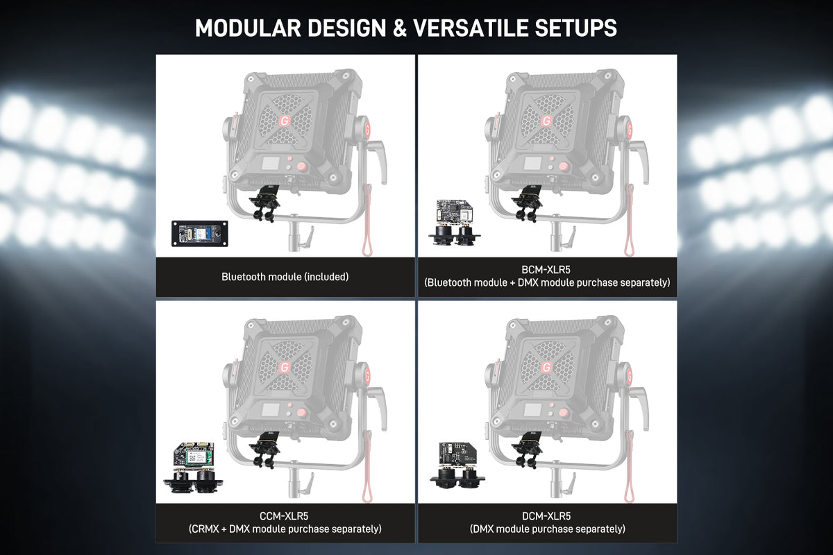 MODULAR DESIGN & VERSATILE SETUPS