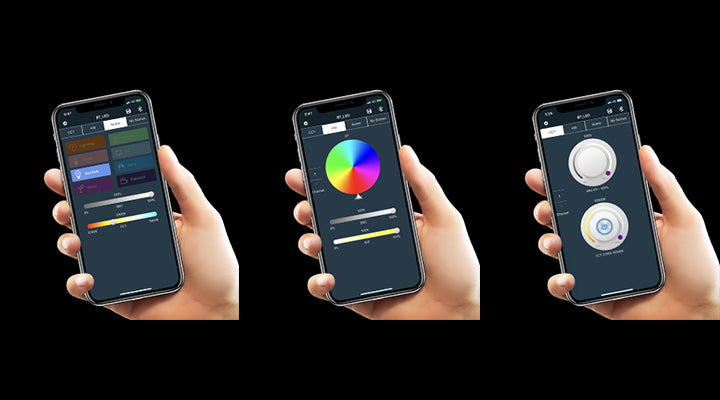 The APP intelligent control system can be controlled by your smart mobile device.