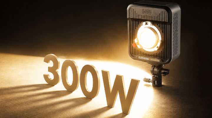Powerful 300W COB LED Output