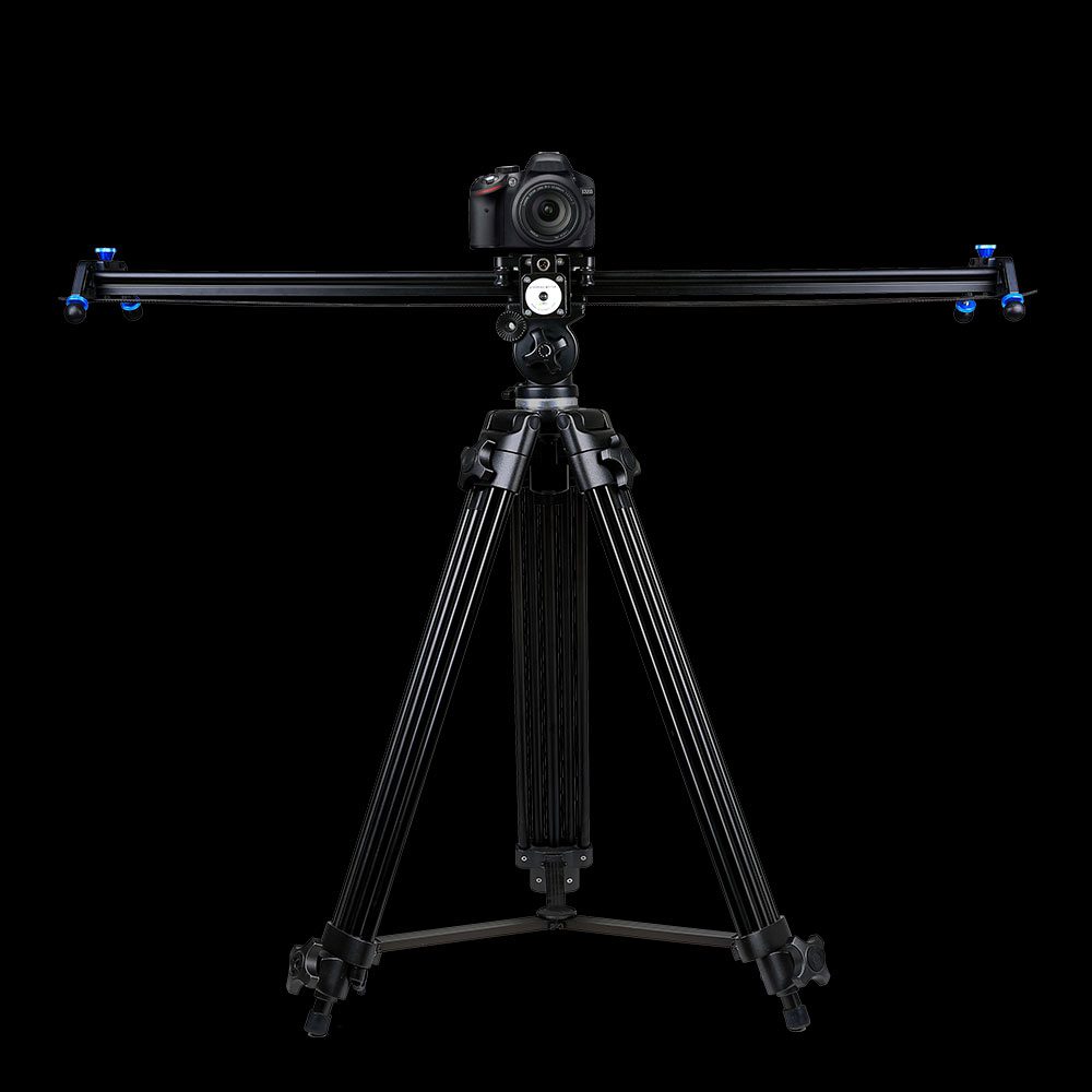 With tripod - support bar for more stability