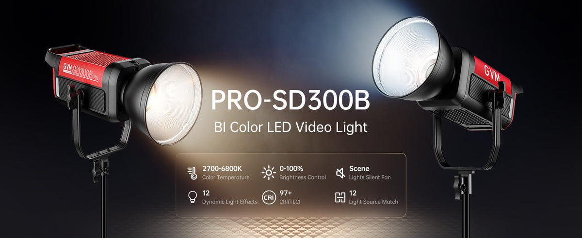 Industrial film and television grade full-color spotlight