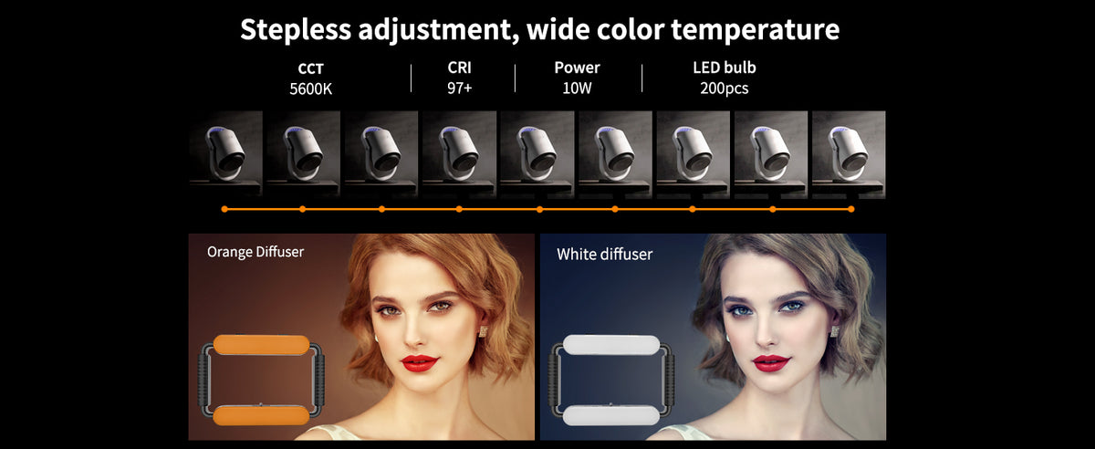 Light Brightness Adjustment & Soft Light Effect