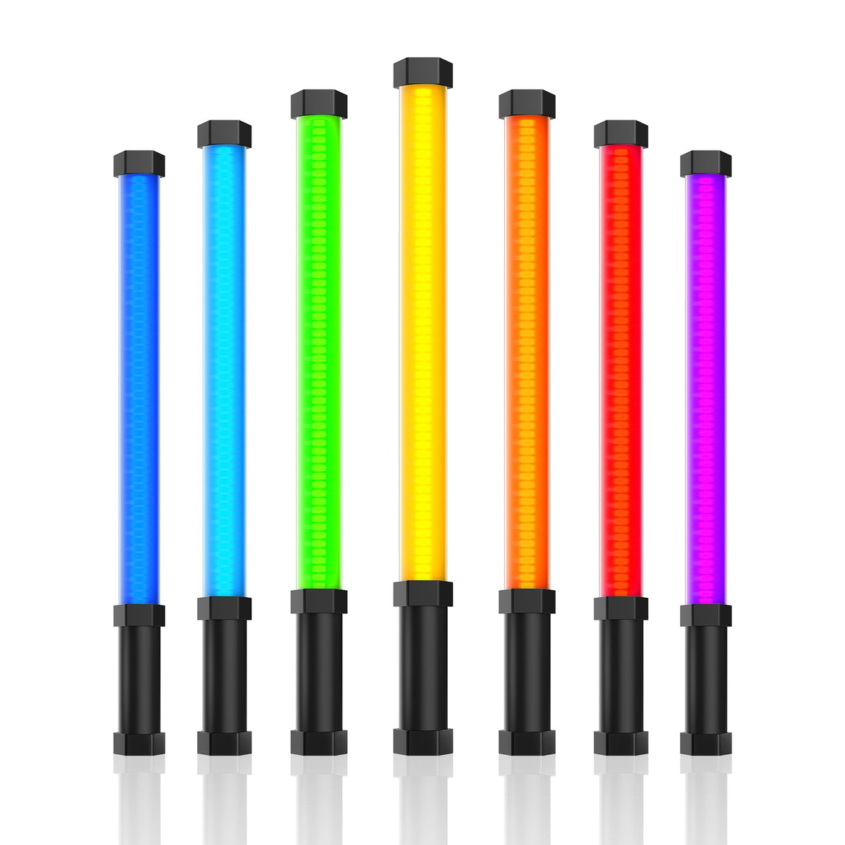 GVM BD60D RGB Handheld LED Video Light Wand Stick Photography Light, Built-in Rechargable Battery,OLED Display Photography Studio Lighting - GVMLED