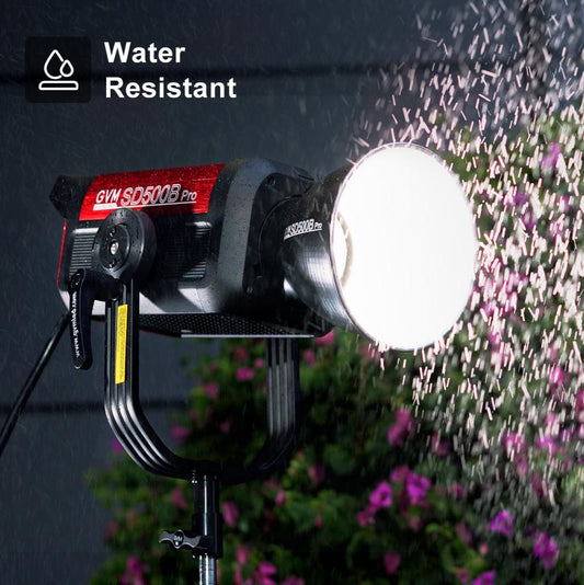 GVM PRO-SD500B Water Resistant LED Video Light for Outdoor Filmmaking