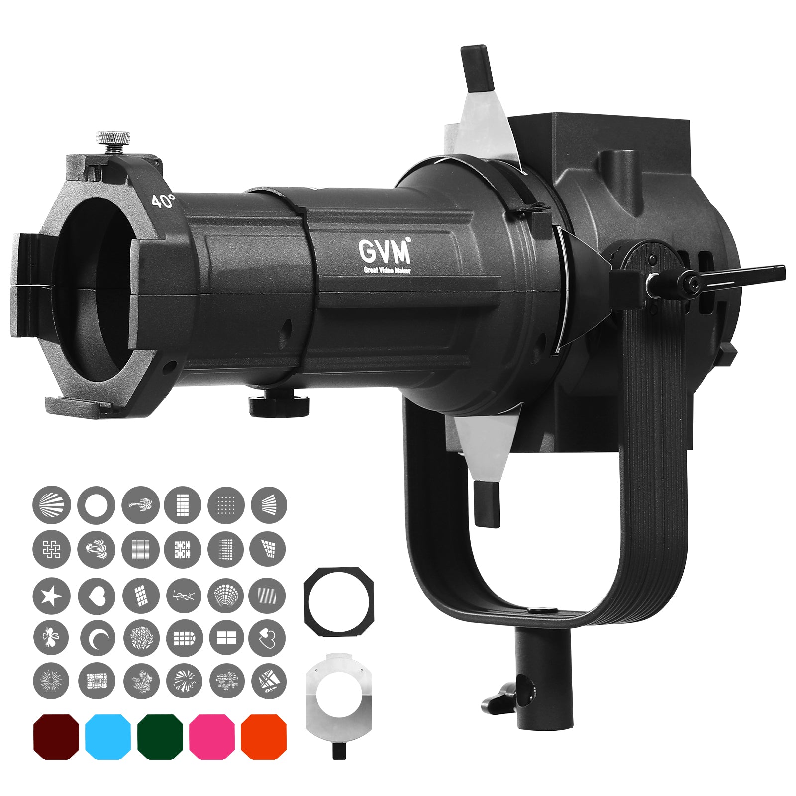 GVM PJ-L40 Spot lens For Power 600W or less Monolight - GVM