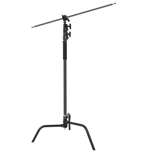 GVM C320 Schildkrötenfuß C-Ständer & Greifarm-Set (10,5', Schwarz)