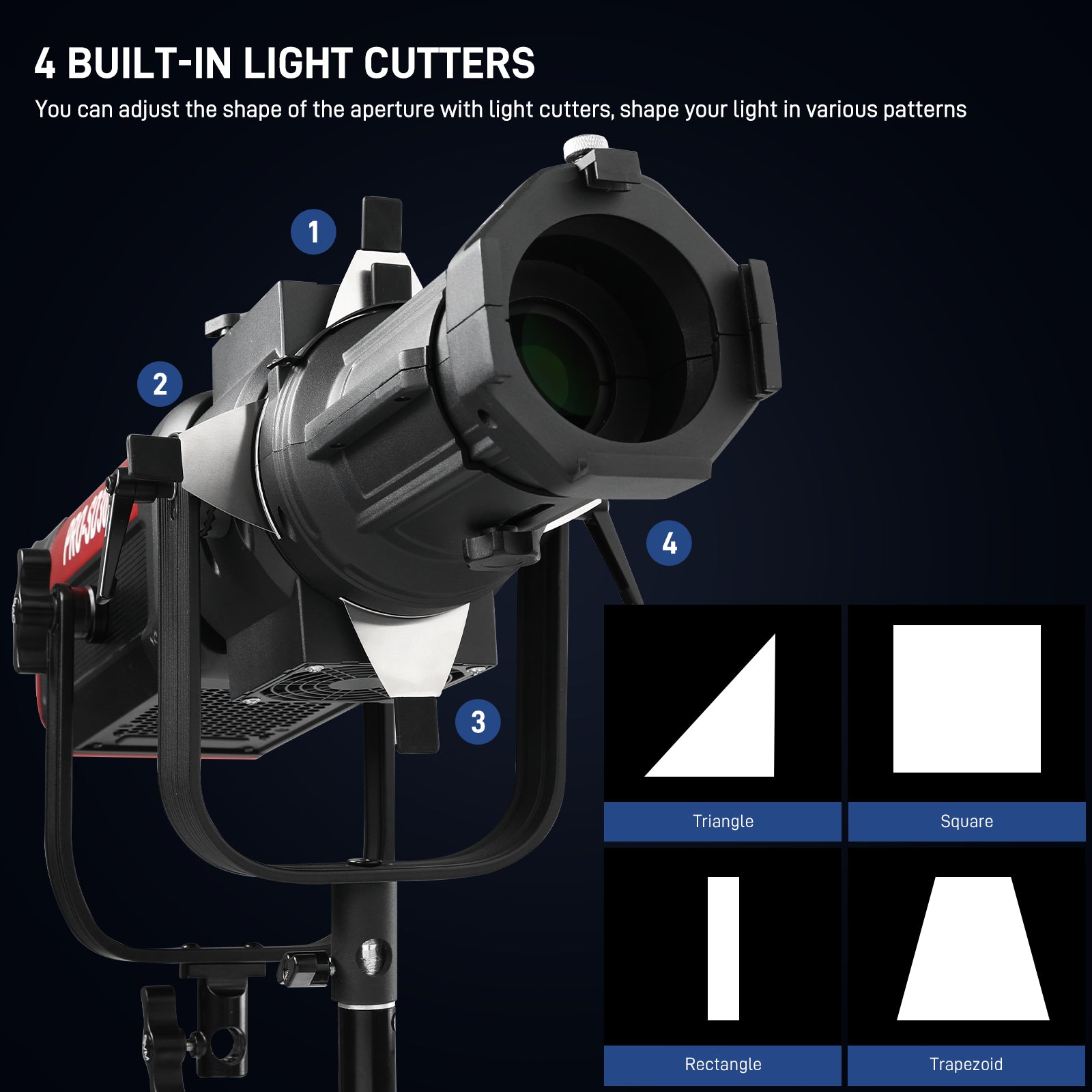 GVM PJ-L40 Spot lens For Power 600W or less Monolight - GVM