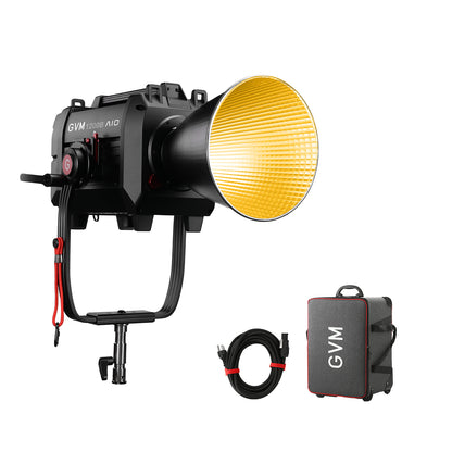 GVM 1200B AIO 1200W 映画用照明機器 バイカラー一体型DMXバイカラースポットライト
