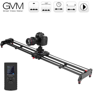 GVM GR-120QD Professional Video Carbon Fiber Motorized Camera Slider (48") - GVM