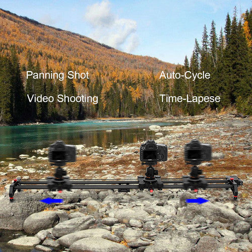 GVM GR-120QD Professional Video Carbon Fiber Motorized Camera Slider (48") - GVM