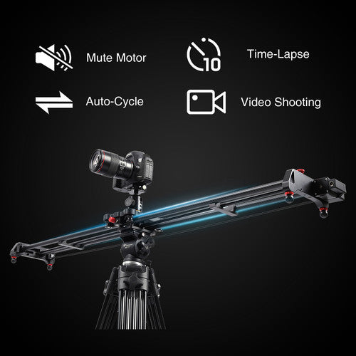 GVM GR-120QD Professional Video Carbon Fiber Motorized Camera Slider (48") - GVM