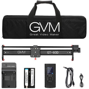 GVM Professional Video Aluminum Alloy Motorized Camera Slider (23″) - GVM