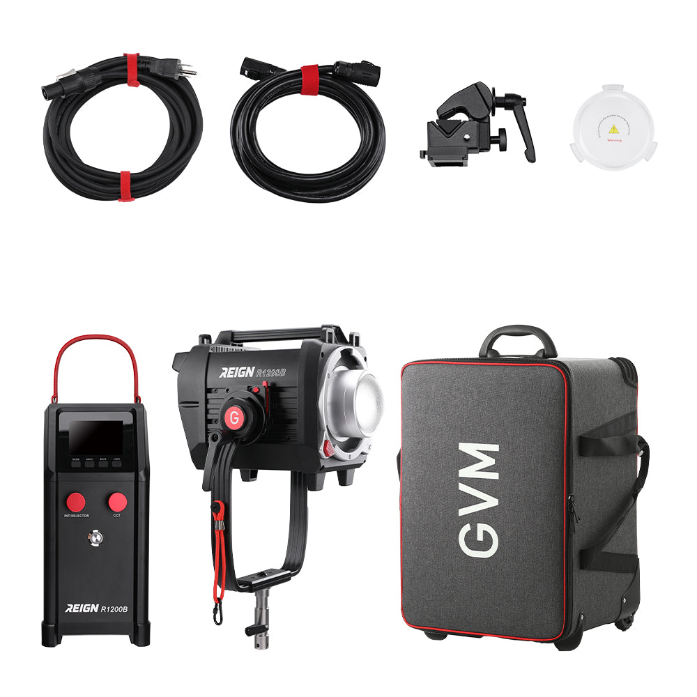 Reign R1200B  1200W Bi-Color Integrated Spotlight - GVM