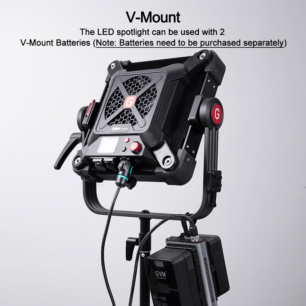 Flathead  FH400B  400W constant power Bi-color   flat  light - GVM