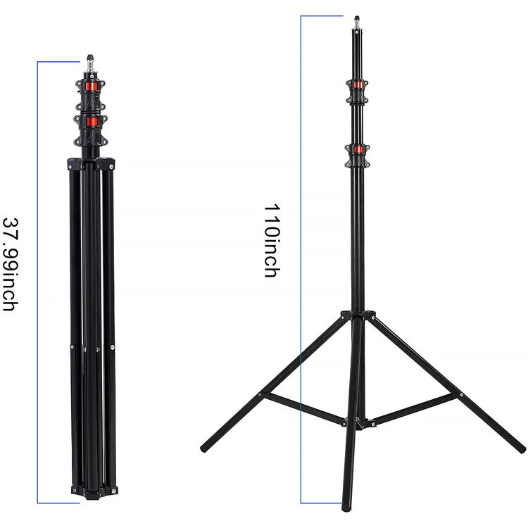 GVM DJ802-G Professional  Light Stand (9')- Compatible with All GVM Spotlights Under 600W - GVM