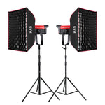 GVM SD700B AIO 700W Bi-Color Integrated Spotlight（(2-Light kit)） - GVM