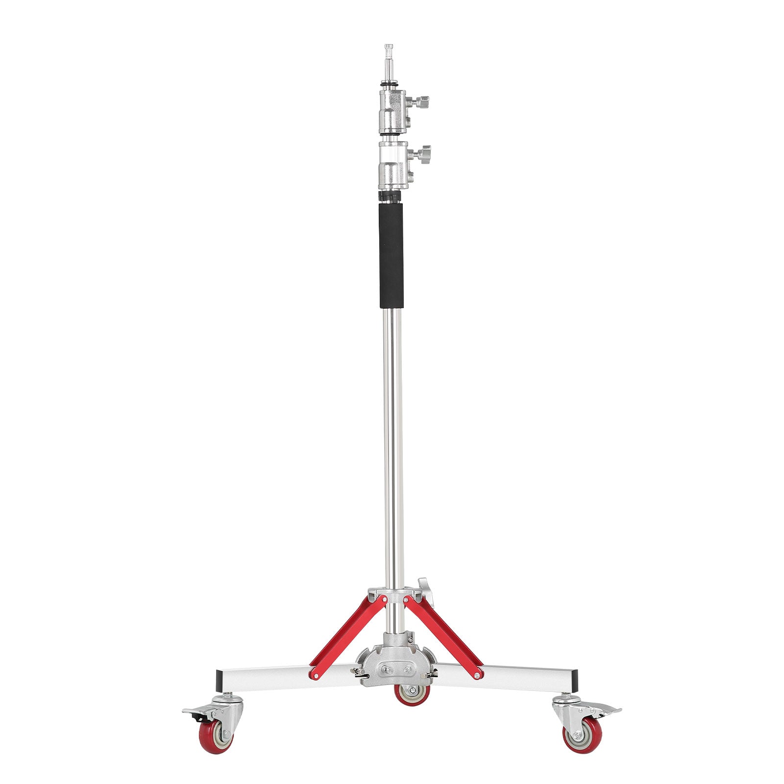 GVM DL300  Professional Rolling Light Stand - Stainless Steel & Aluminum Alloy with Locking Casters for Studio/Outdoor Photography/Videography(118‘’) - GVM