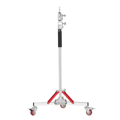 GVM DL300  Professional Rolling Light Stand - Stainless Steel & Aluminum Alloy with Locking Casters for Studio/Outdoor Photography/Videography(118‘’) - GVM