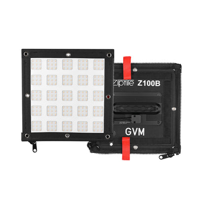 Zip Tile Z100B 100W Bicolor can be spliced, portable, support USB-C firmware upgrade light - GVM