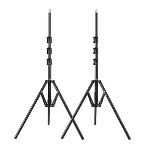 The GVM Foldable Aluminum Light Stands (2-Pack Set) - GVM