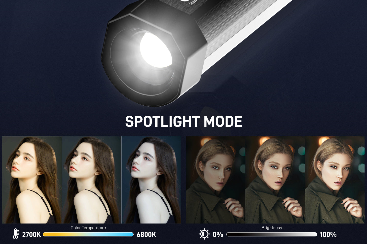 GVM BX8C 2-IN-1 RGB LED Tube Light (15.9