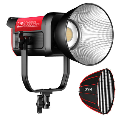 GVM PRO-SD300B 300W Bi-Color Monolight V-mount Mesh Bluetooth(Includes 1 Free 23.62'' Softbox $109.00) - GVM