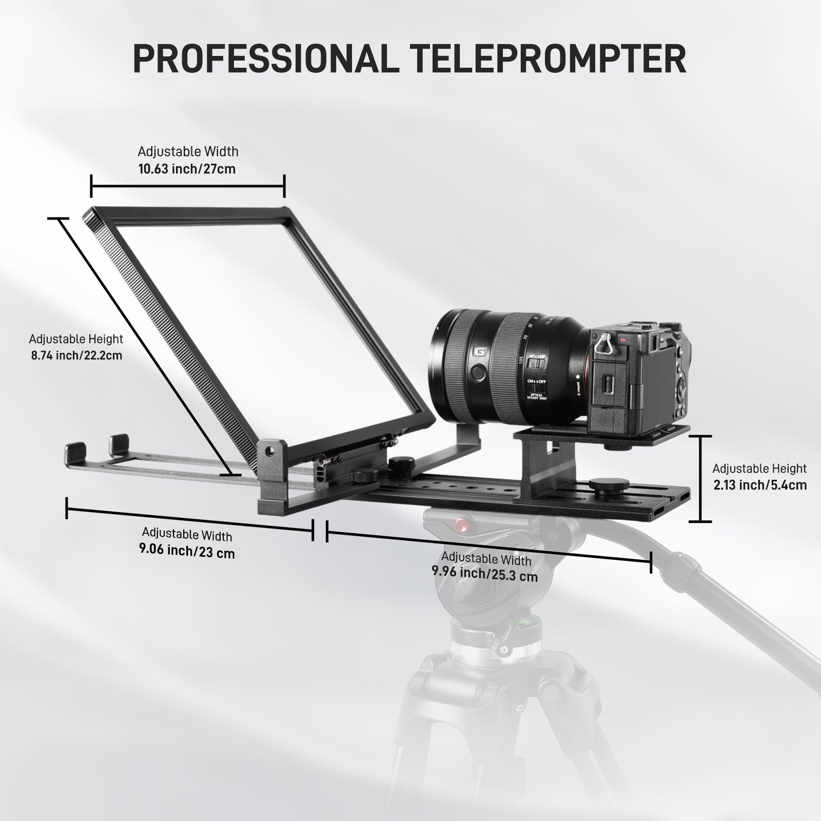 GVM Teleprompter TQ-MB for Tablets & Smartphones with Remote Control - GVM