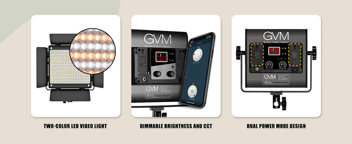 LED Video Lighting Kit With APP Control