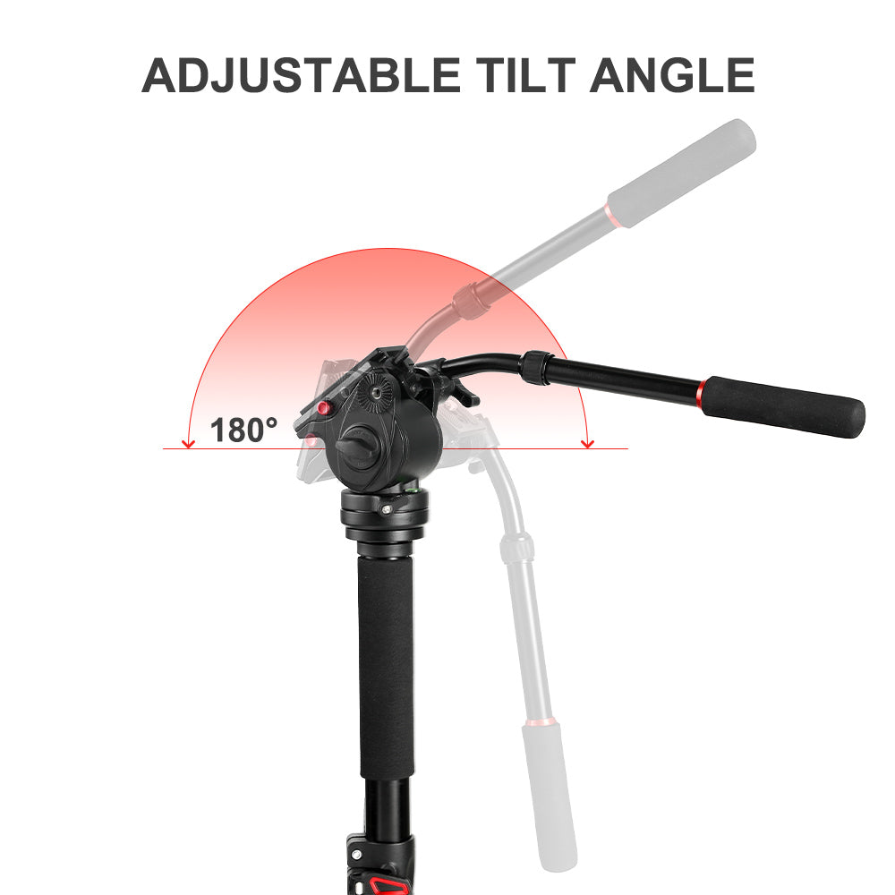 GVM-D190 Monopod for Hydraulic Fluid head - GVM