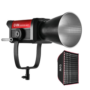 GVM SD500B AIO 500W Bi-Color Integrated Spotlight(Includes 1 Free  23.6'' Softbox value $69) - GVM