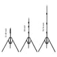The GVM Foldable Aluminum Light Stands (2-Pack Set) - GVM