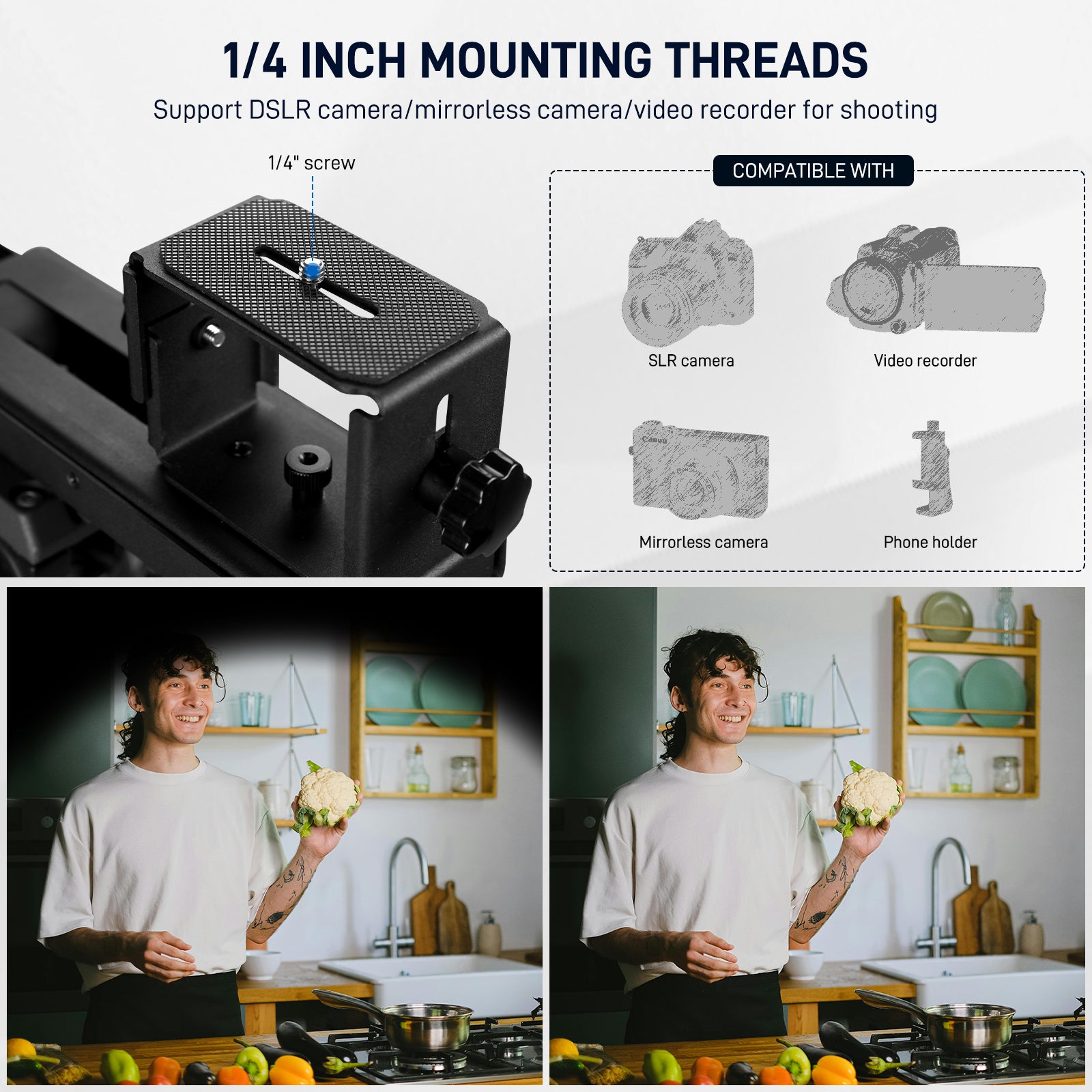 GVM Teleprompter TQ-MA for Tablets & Smartphones with Remote Control - GVM