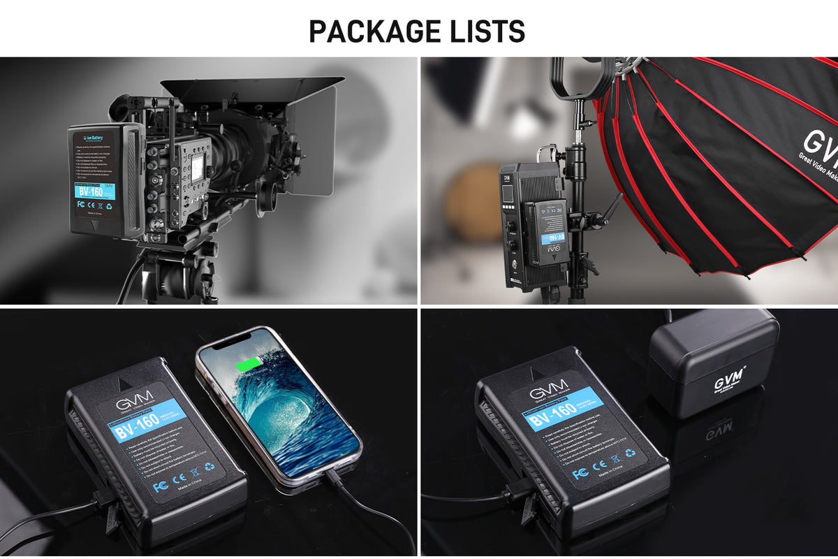 Universal V-Mount Compatibility