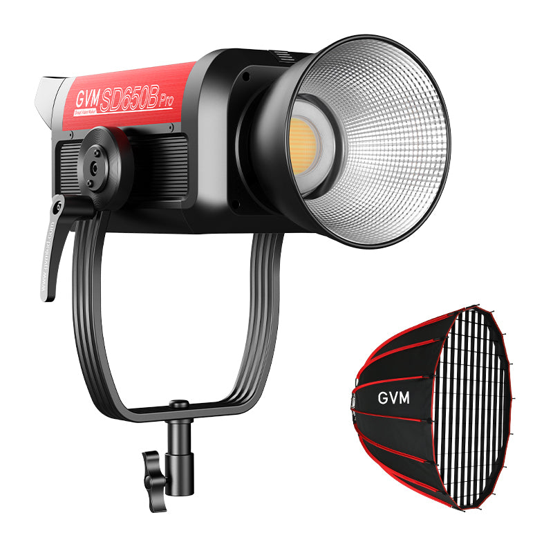 GVM PRO-SD650B 650W Bi-Color Monolight(V-mount & Mesh Bluetooth)(Includes 1 Free 35.43'' Softbox $109.00) - GVM