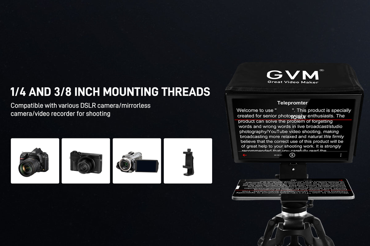 Dual Mounting Threads for Versatile Setups