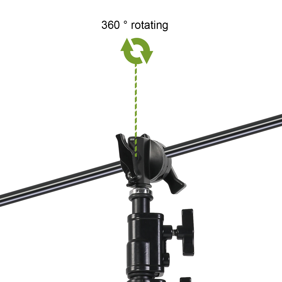GVM C320 Turtle Base C-Stand & Grip Arm Kit (10.5', Black) - GVM