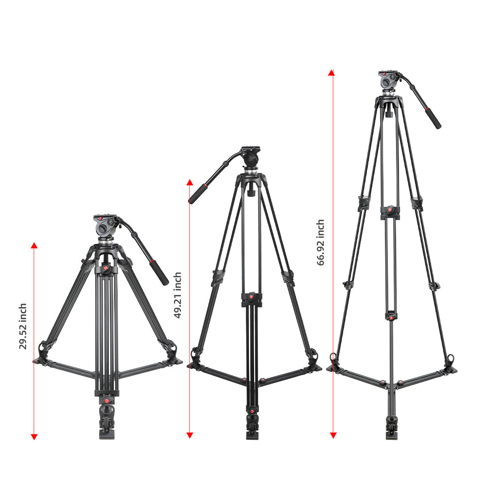 GVM-S170 Tripod for Hydraulic Fluid head - GVM