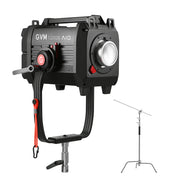 GVM 1200B AIO 1200W Film Lighting Equipment Bi-Color Integrated DMX Bicolor Spotlight( Includes 1 Free C Stand $139) - GVM