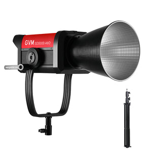 GVM SD500B AIO 500W Bi-Color Integrated Photography Lighting Spotlight for Filming(Includes 1 Free Light Stand）