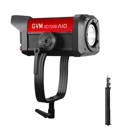 GVM SD700B AIO Film DMX Bi-Color Integrated 700W Movie Theater Light(Includes 1 Free Light Stand）