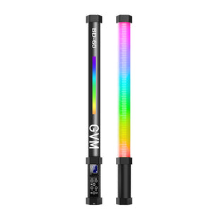 GVM-BD60 RGB LEDライトスティック（2本セット）– アプリ操作対応のハンディRGBチューブライト、3200K–5600K、CRI 97+