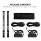 Bâton lumineux LED RGB GVM-BD60 (lot de 2) – Tubes lumineux RGB portatifs avec contrôle par application, 3200K–5600K, CRI 97+