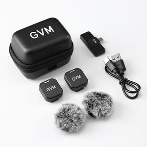 GVM CM2 Wireless Microphone System for Smartphones - GVM