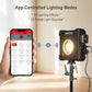 GVM F500B AIO 500W Bi-Color LED Video Light – Portable Flat Panel Film Light with App Control for Studio, YouTube and Filmmaking - GVM