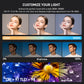 GVM FA200C AIO RGB LED Video Light - Portable Flathead Panel