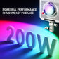 GVM FA200C AIO RGB LED Video Light - Portable Flathead Panel