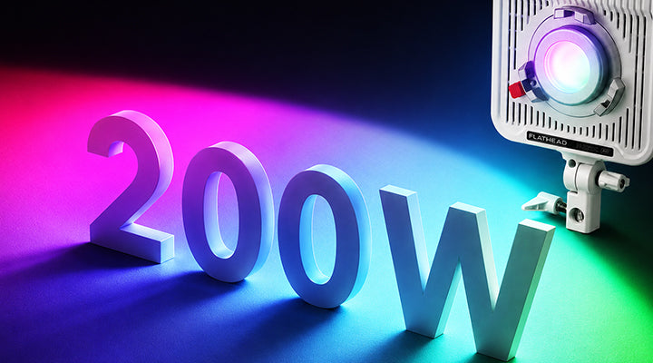 Compact 200W COB LED Light