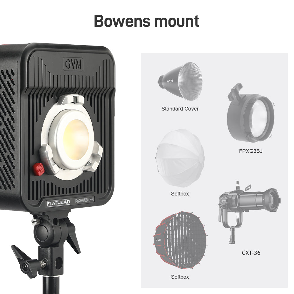 GVM FA300B AIO Light - Simple & Powerful for Photos & Videos - GVM